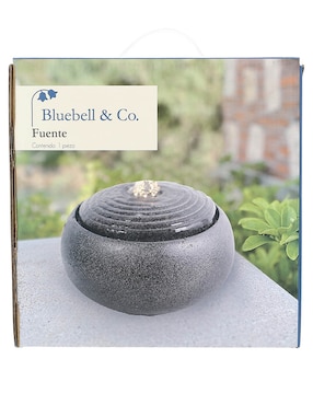 Fuente de agua Bluebell & Co. con luz de plástico