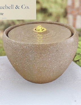 Fuente de agua Bluebell & Co. con luz de plástico