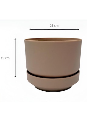 Maceta Xtellar de plástico con sistema automático de riego