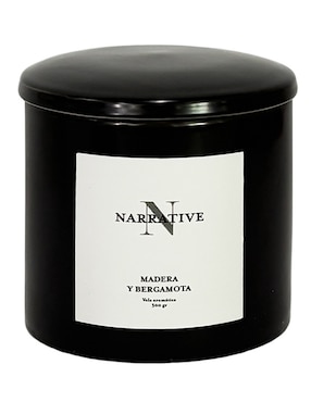 Vela con tapa N Narrative aroma sándalo