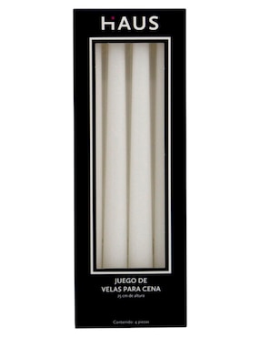 Set vela Haus 4 piezas aroma vainilla