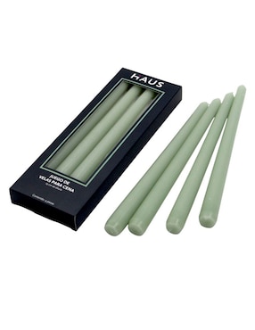 Set vela Haus 4 piezas aroma vainilla