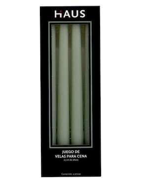 Set vela Haus 4 piezas aroma vainilla