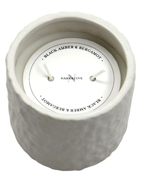 Vela aromática N Narrative aroma black amber and bergamot