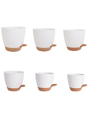 Set maceta Xtellar de plástico