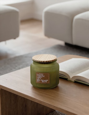 Vela con tapa Haus aroma Pistacho Gelato