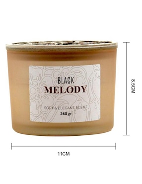 Vela aromática Haus aroma black melody