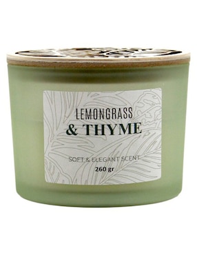 Vela con tapa Haus aroma Lemon Lavander