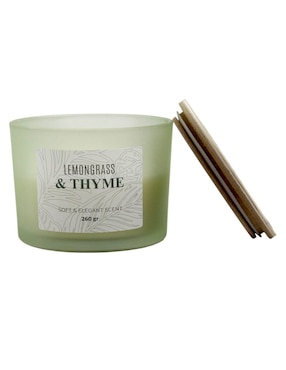 Vela con tapa Haus aroma Lemon Lavander