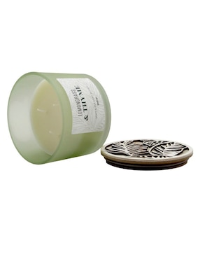 Vela con tapa Haus aroma Lemon Lavander