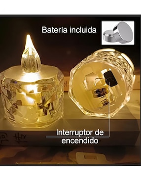 Set de vela LED de cilindro Xtellar