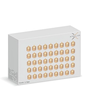 Set de vela LED de cilindro Xtellar