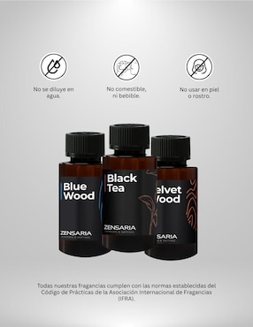 Repuesto p/difusor Zensaria Aceites aromáticos para difusor de aroma
