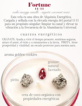 Vela aromática Glitter Zen Magic Youniverse aroma galleta
