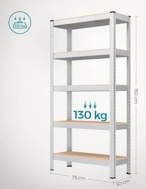 Archivero de acero Songmics Home Colter