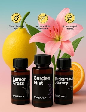 Set aceites Zensaria spring collection floral