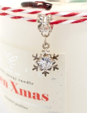 Vela navideña Glitter Zen Magic Gift aroma caramelo