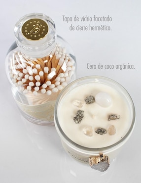Kit de vela Glitter Zen Mystic Bundles 3 piezas aroma floral