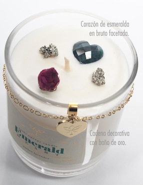 Kit de vela Glitter Zen Mystic Bundles 3 piezas aroma ámbar