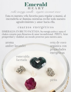 Kit de vela Glitter Zen Mystic Bundles 3 piezas aroma ámbar