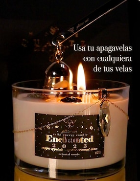 Kit de vela Glitter Zen Mystic Bundles 3 piezas aroma ámbar