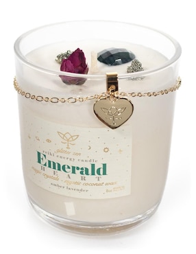 Kit de vela Glitter Zen Mystic Bundles 3 piezas aroma ámbar