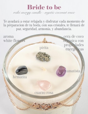 Kit de vela Glitter Zen Mystic Bundles 3 piezas aroma floral