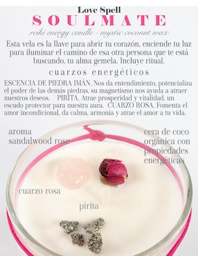 Kit de vela Glitter Zen Mystic Bundles 3 piezas aroma sándalo