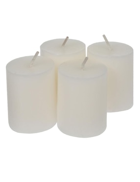 Set De Velas Haus Chica Votiva Blanca