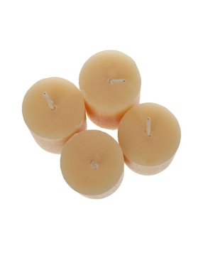 Vela votiva Velfin 4 piezas aroma vainilla