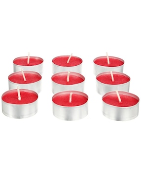 Vela tealight Velfin 9 piezas aroma canela