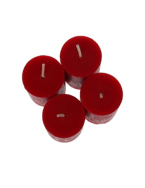 Vela votiva Velfin 4 piezas aroma canela