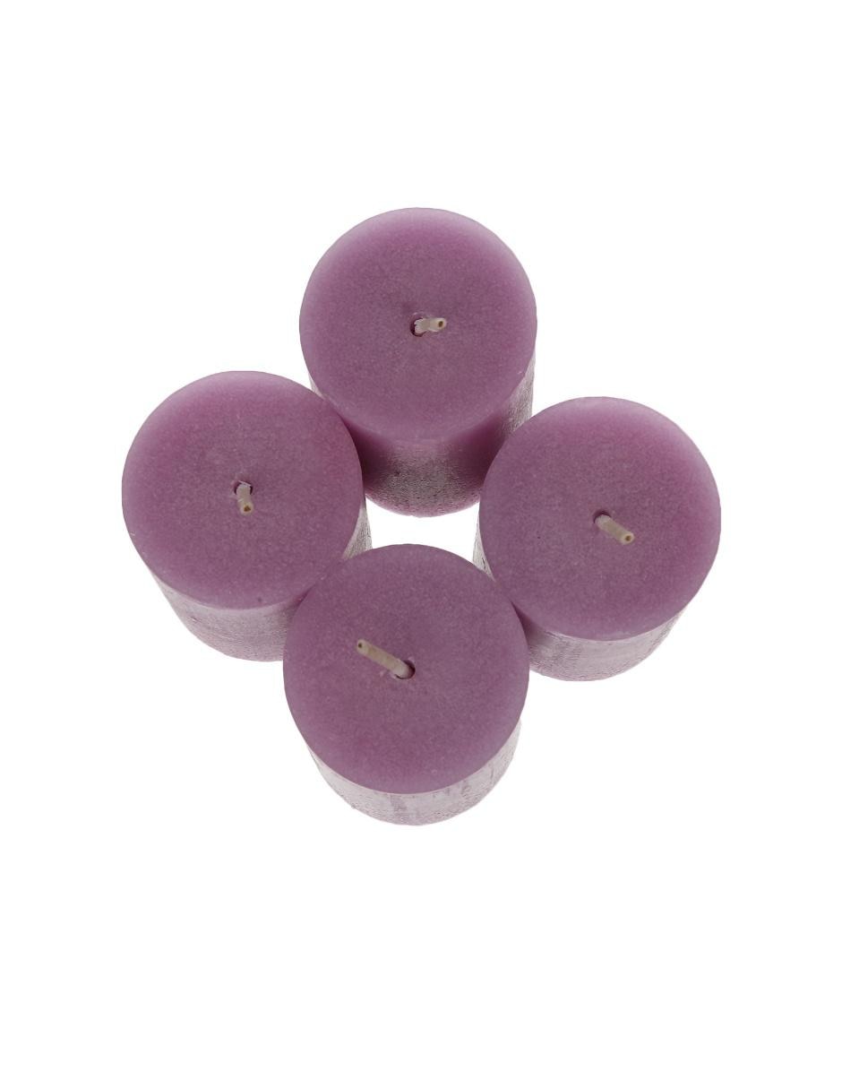 Vela votiva 4 piezas aroma lavanda 2