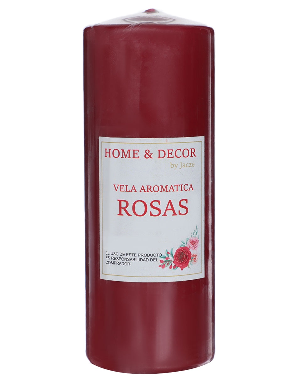 Vela aromática aroma rosas