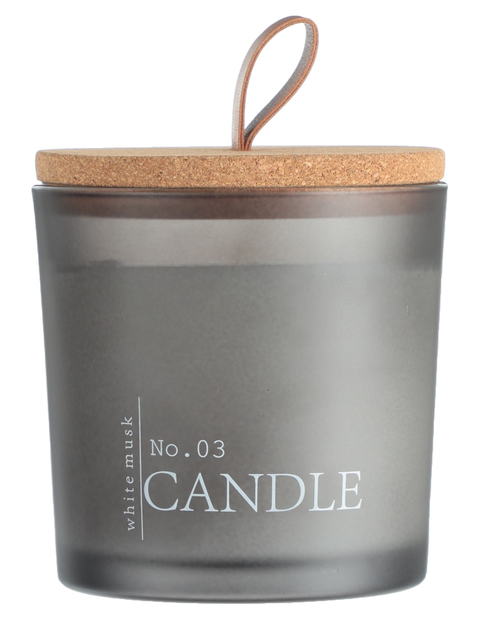 Vela con tapa Candle aroma white moss