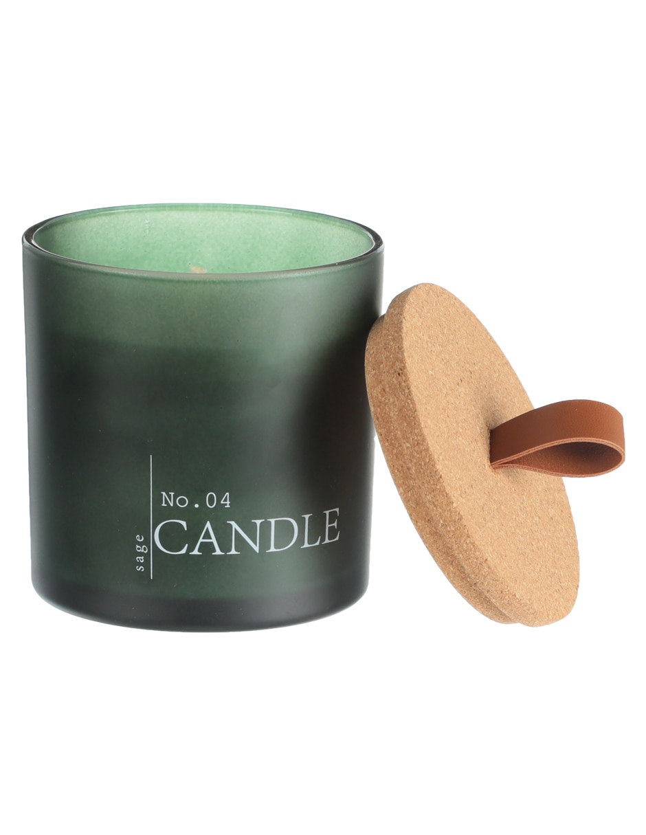 Vela con tapa Candle aroma sage and citrus 3