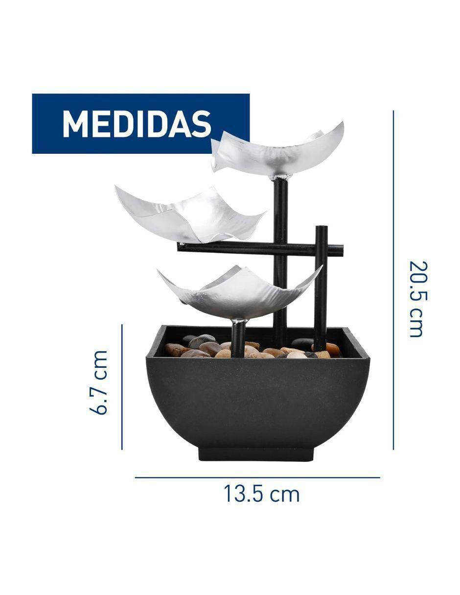 Fuente de agua con luz y movimiento de plástico 6