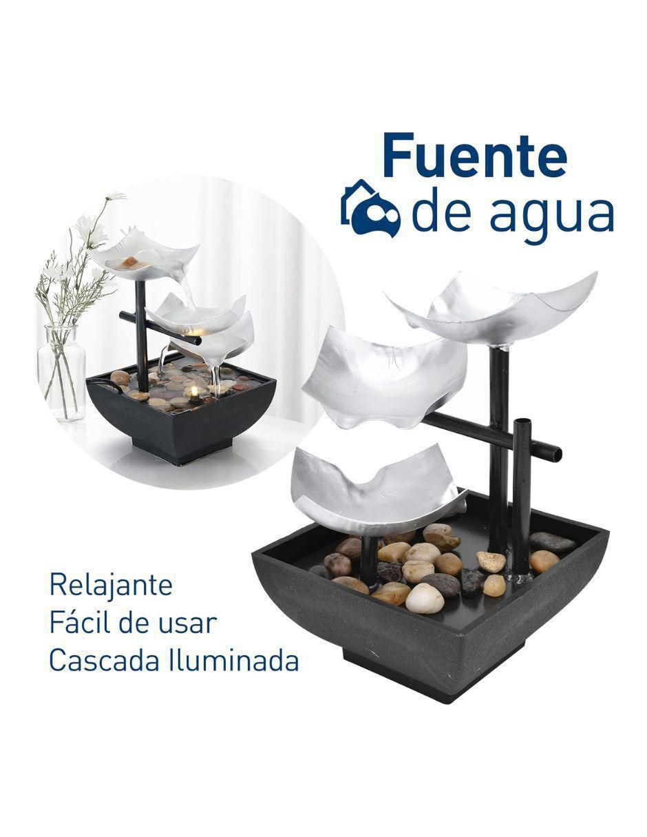 Fuente de agua con luz y movimiento de plástico 5