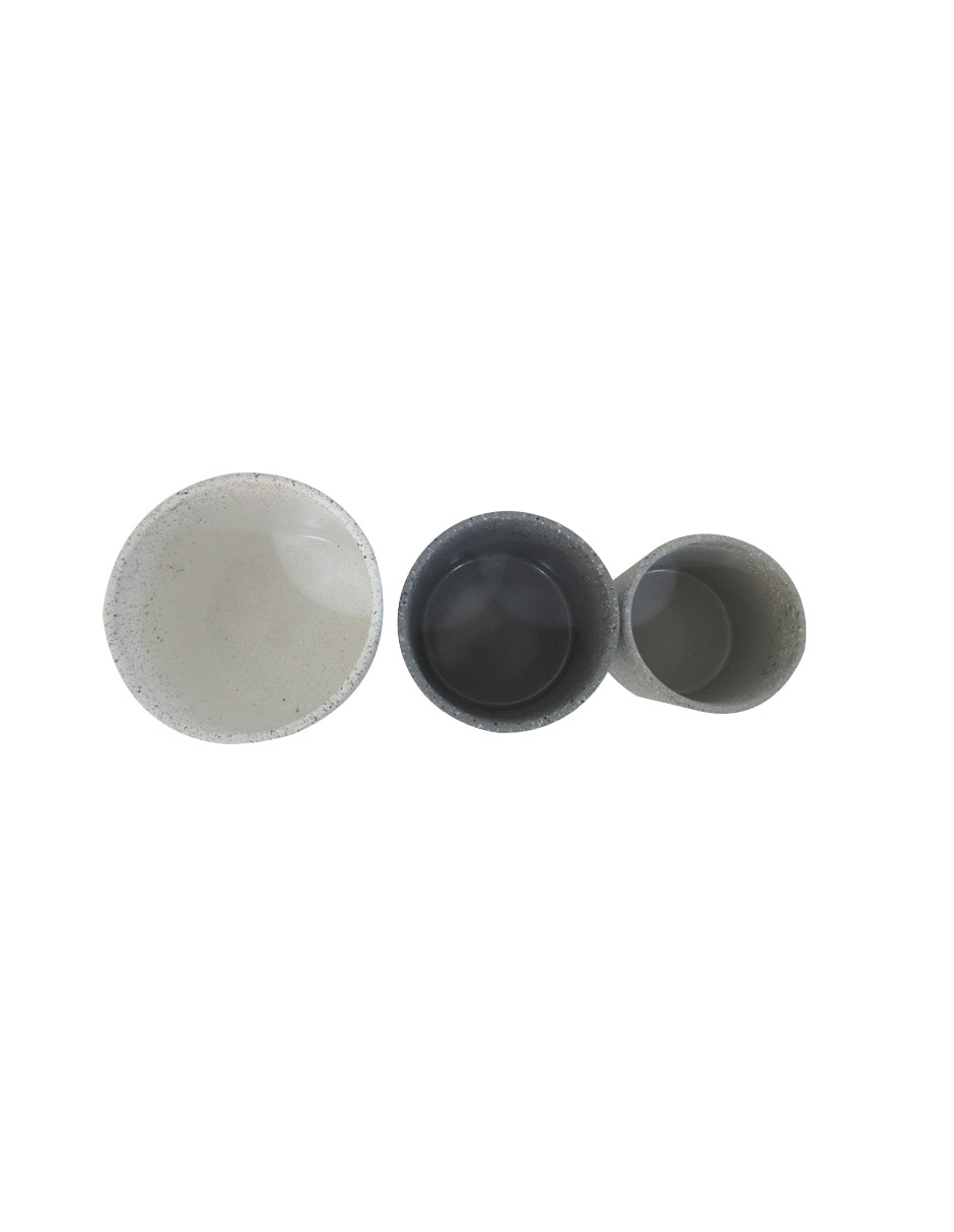 Set maceta de cerámica con sistema automático de riego 2