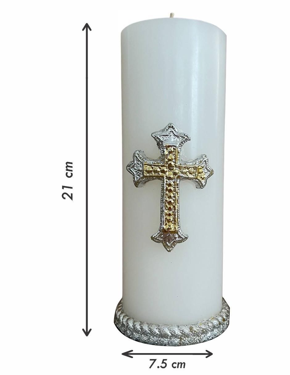 Vela cirio Cruz Gótica 7