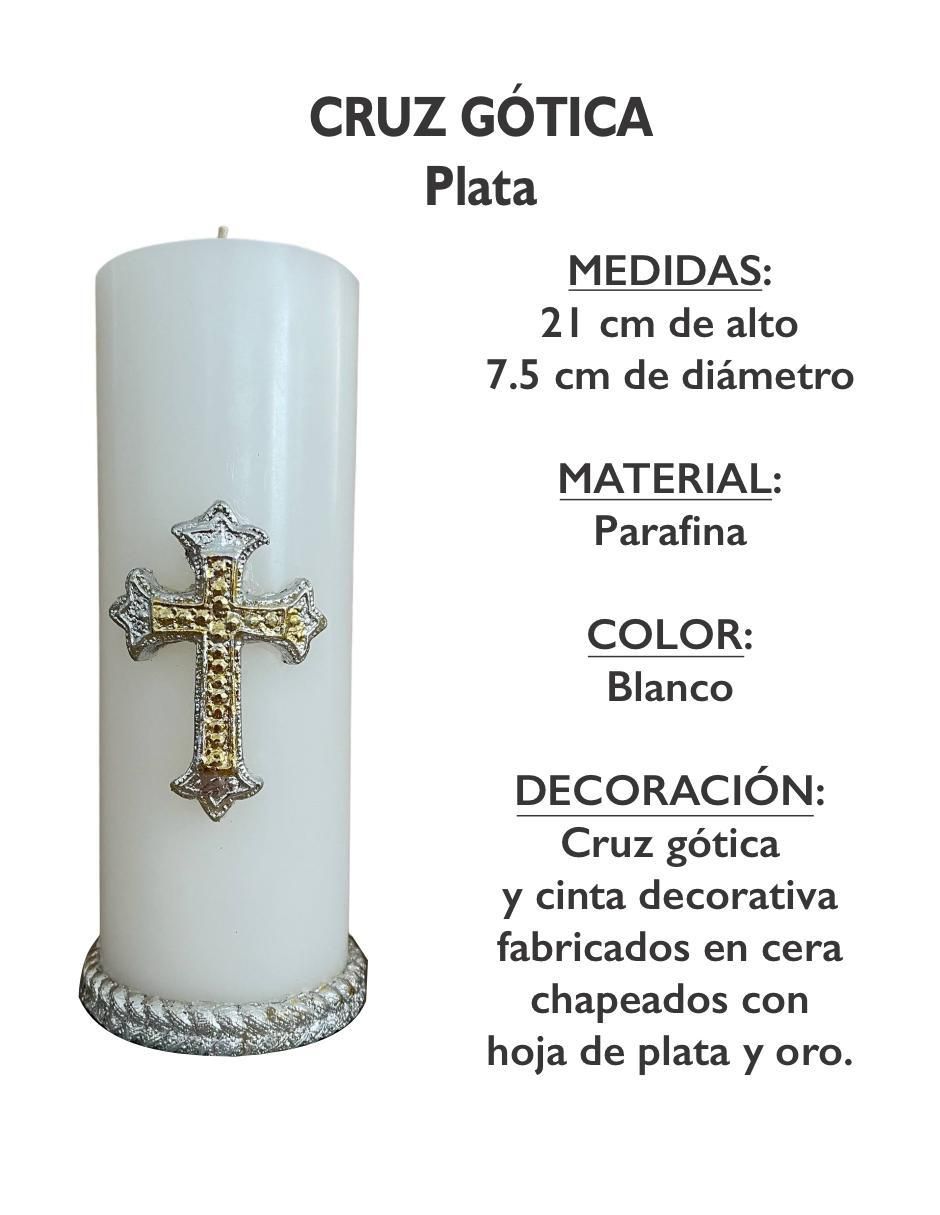 Vela cirio Cruz Gótica 3
