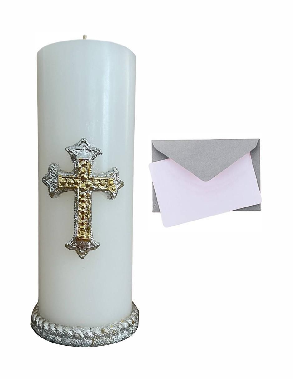 Vela cirio Cruz Gótica 4