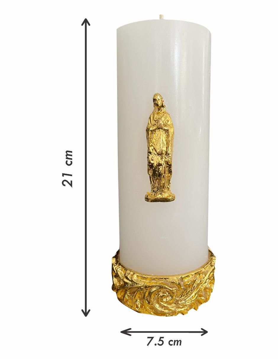 Vela cirio Virgencita 7