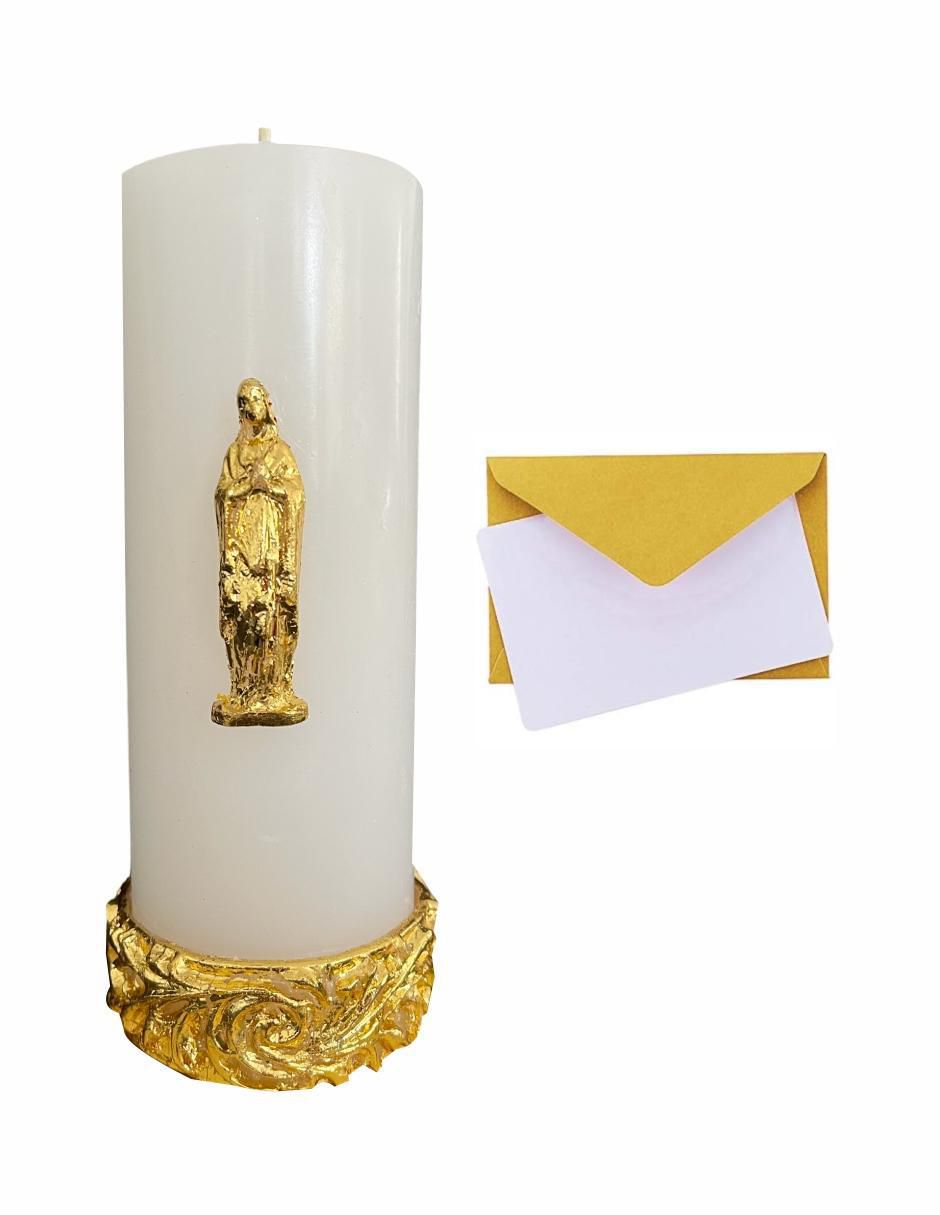 Vela cirio Virgencita 4