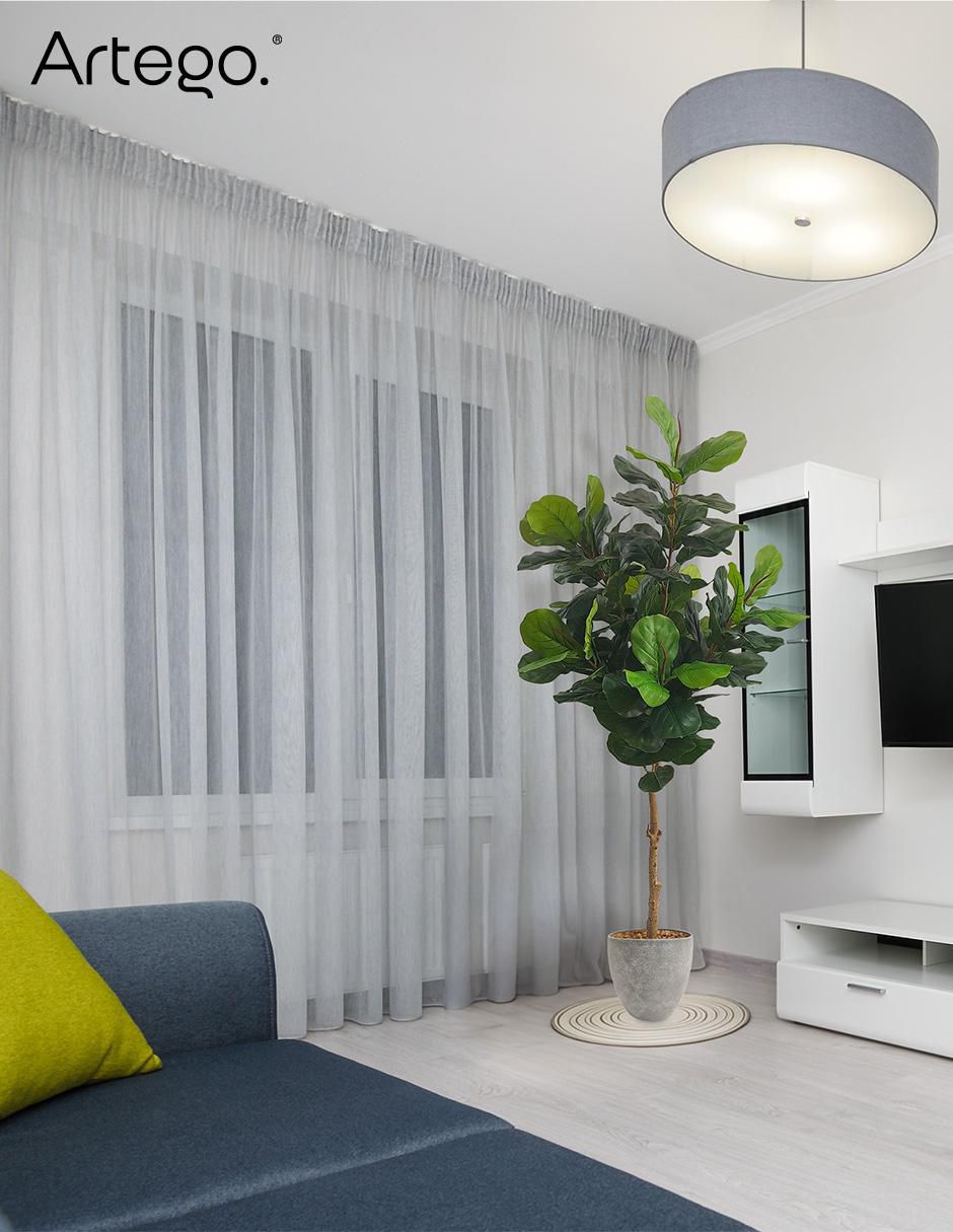 Ficus artificial con maceta 8