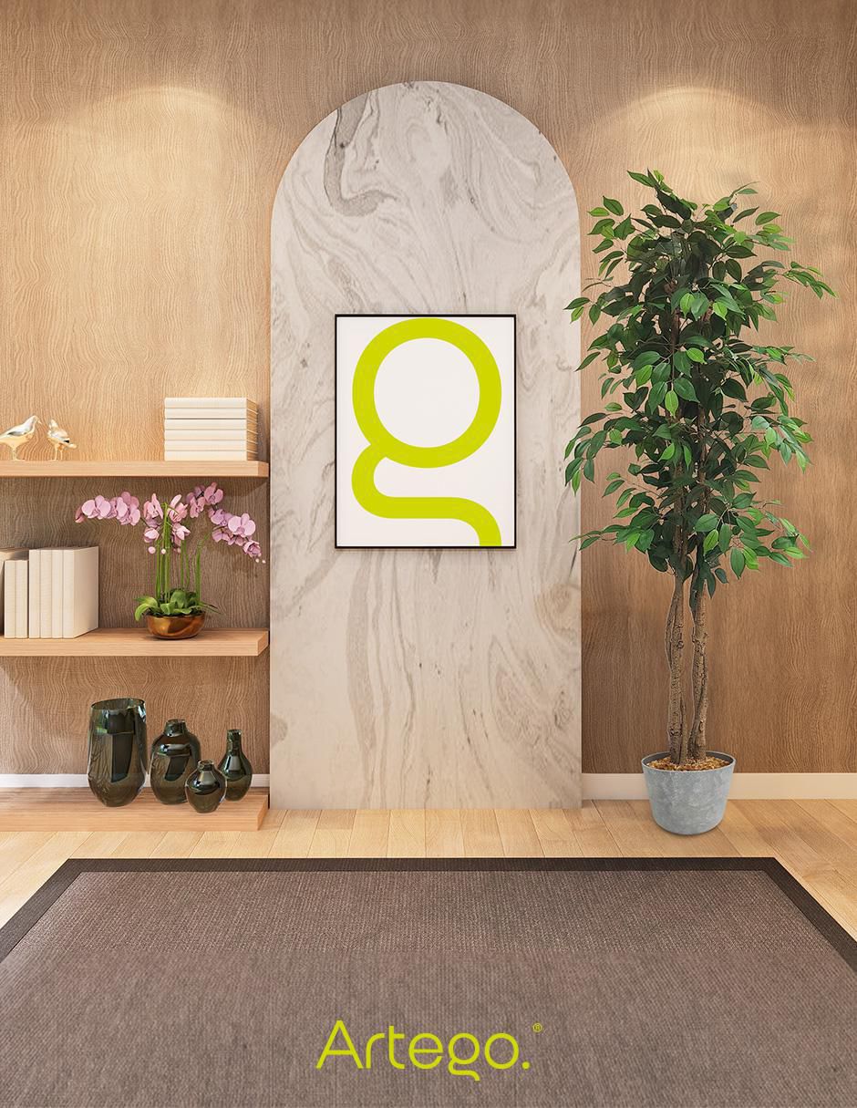 Ficus artificial con maceta 8