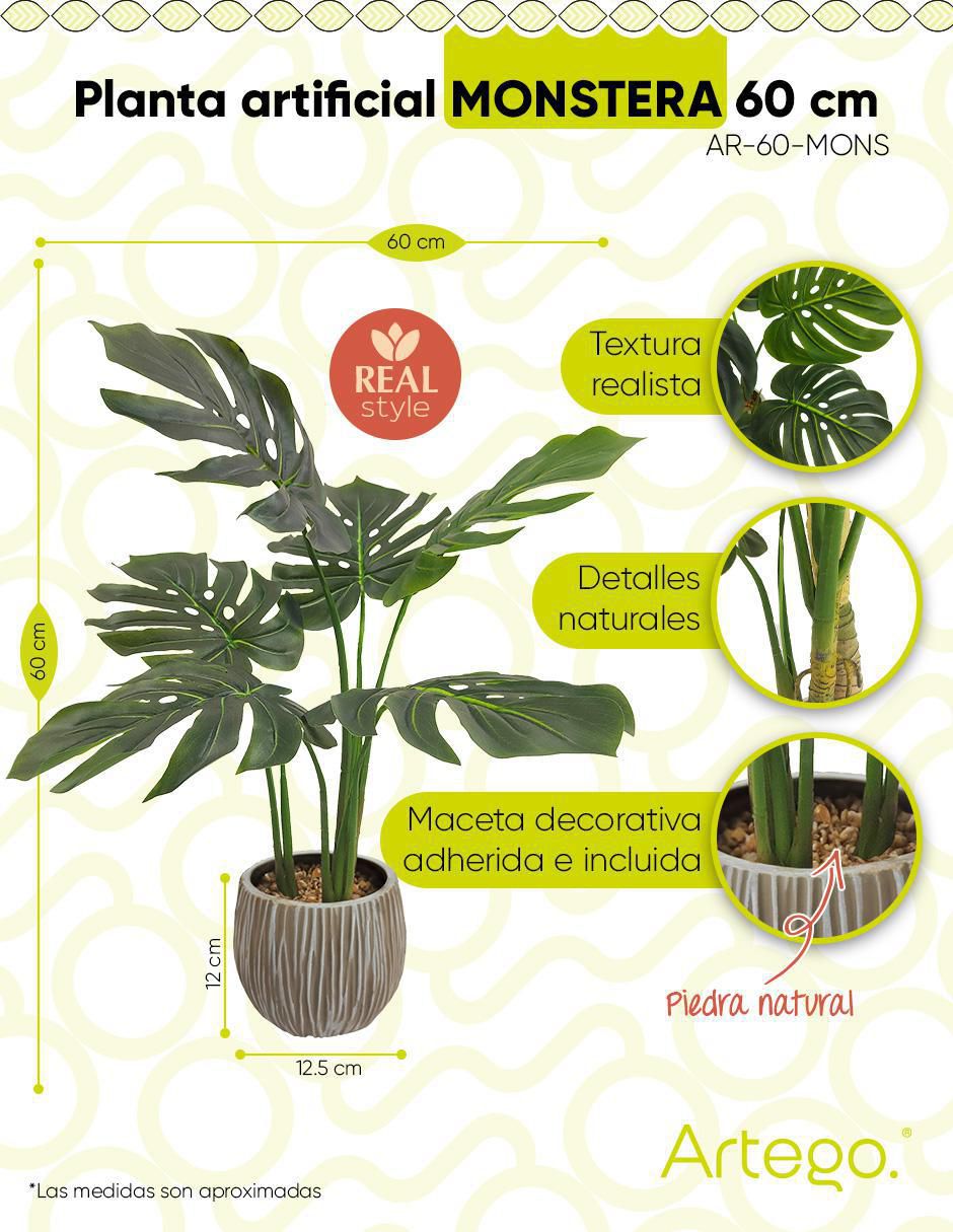Monstera artificial 9