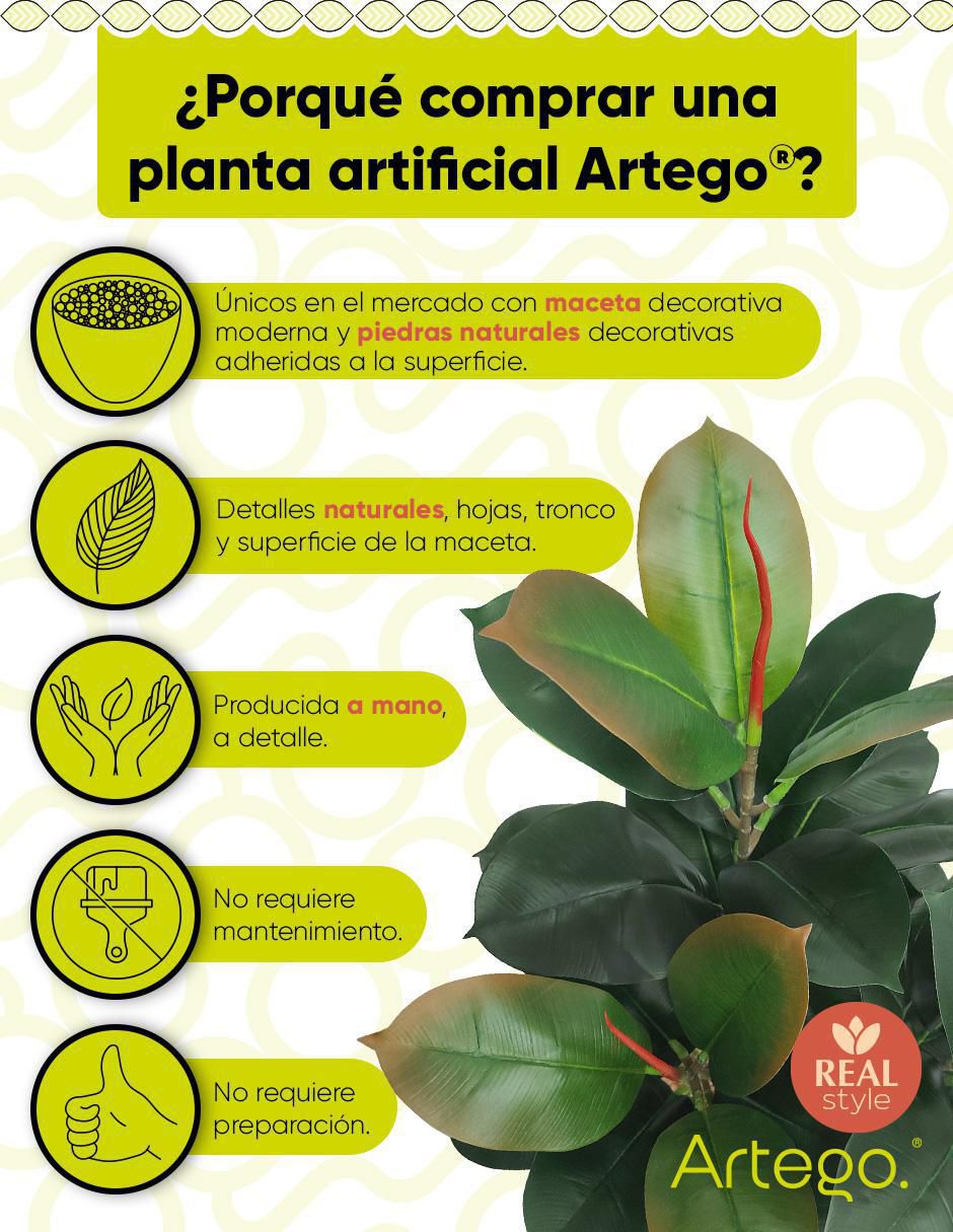 Ficus artificial con maceta 2