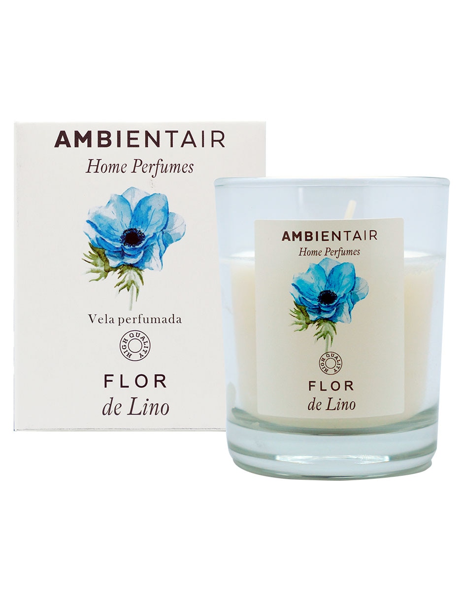 Vela aromática Home Perfumes aroma flor de lino 2