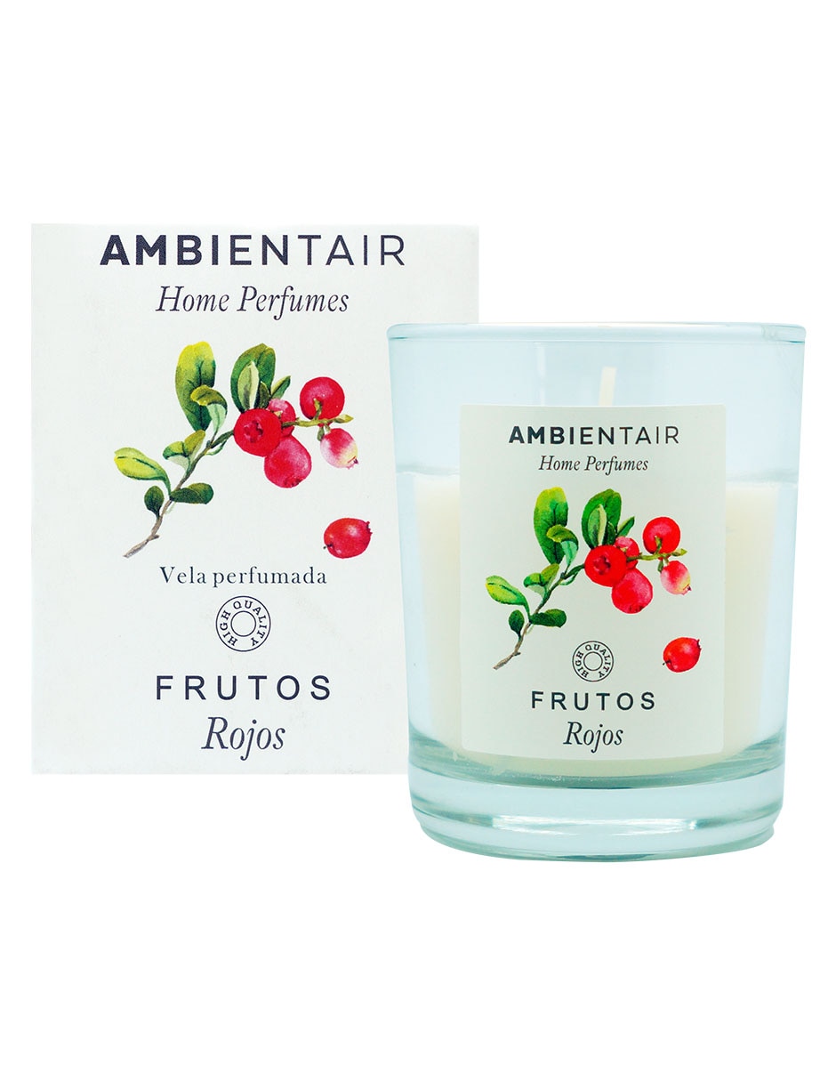 Vela aromática Home Perfumes aroma frutos rojos